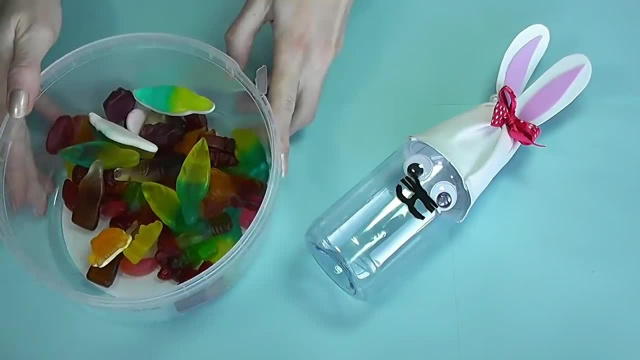 Конфетница зайчик - Идеи как использовать пластиковые бутылки